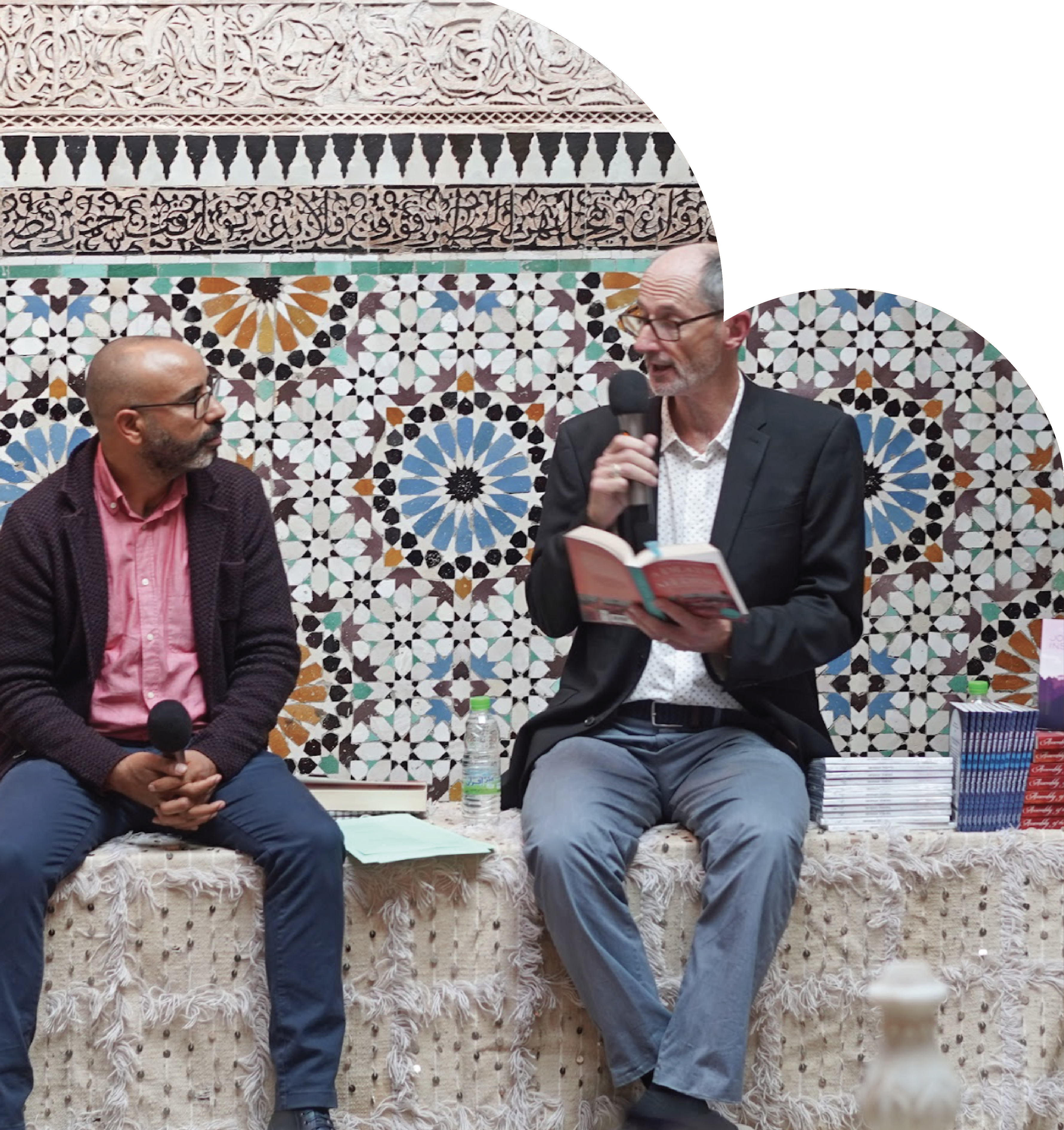 Authors speaking at the Marrakech English Book Festival